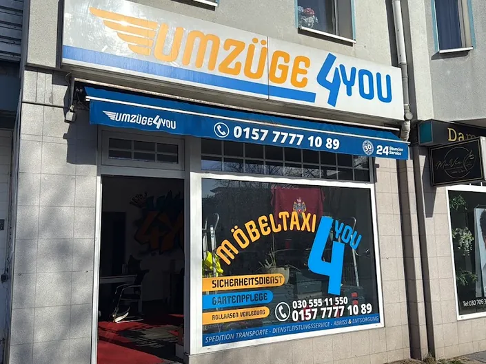 Umzug Berlin, Möbeltaxi 4 You Berlin, Haushaltsauflösung Berlin, Umzugsunternehmen Berlin Umzüge 4 You